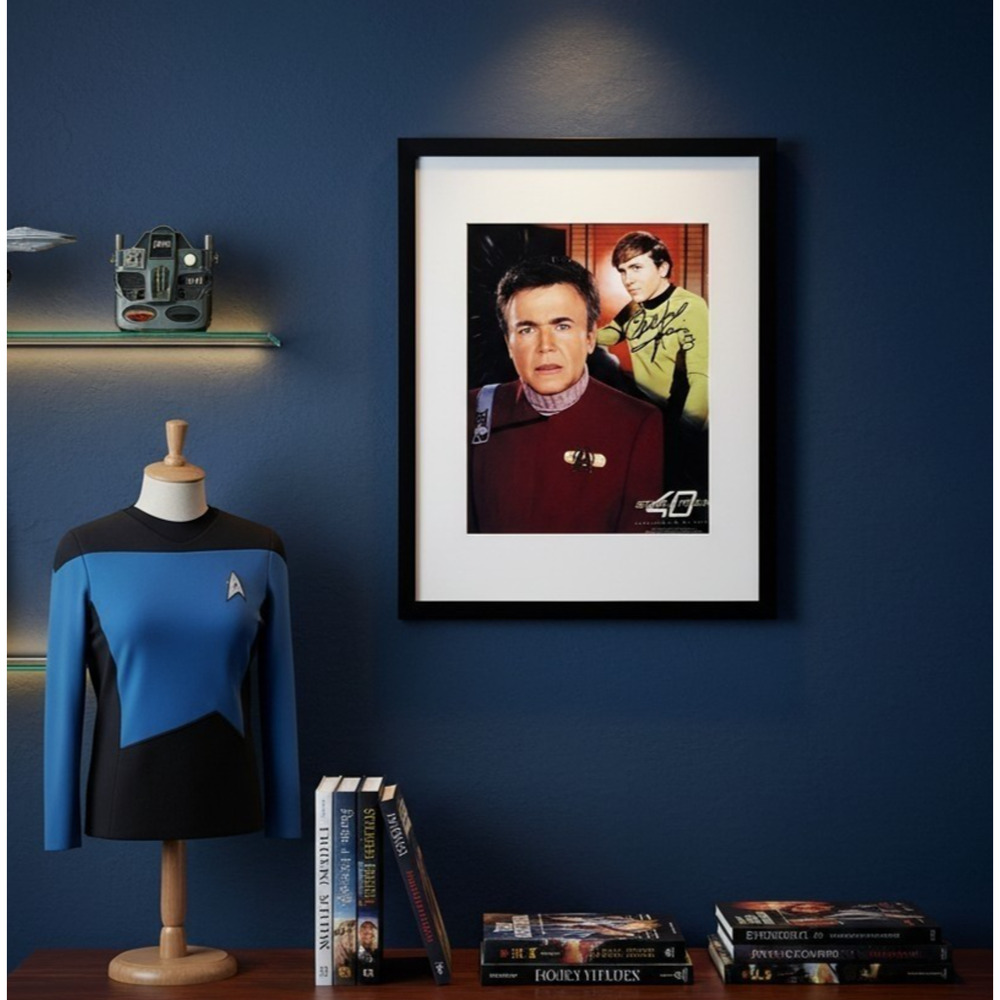 Walter Koenig Autographed 11X14 Framed & Matted Star Trek Chekov